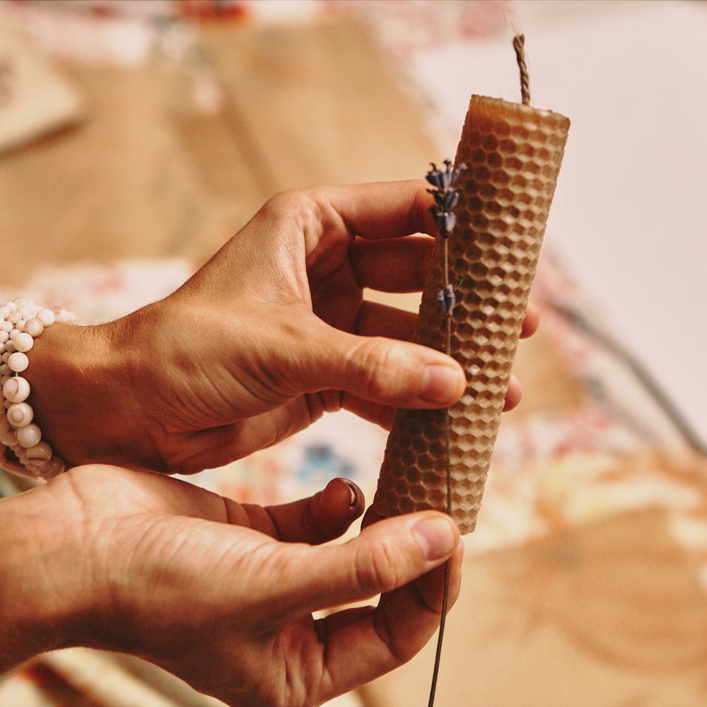 Vela de miel - Abre caminos - pack 3 velas