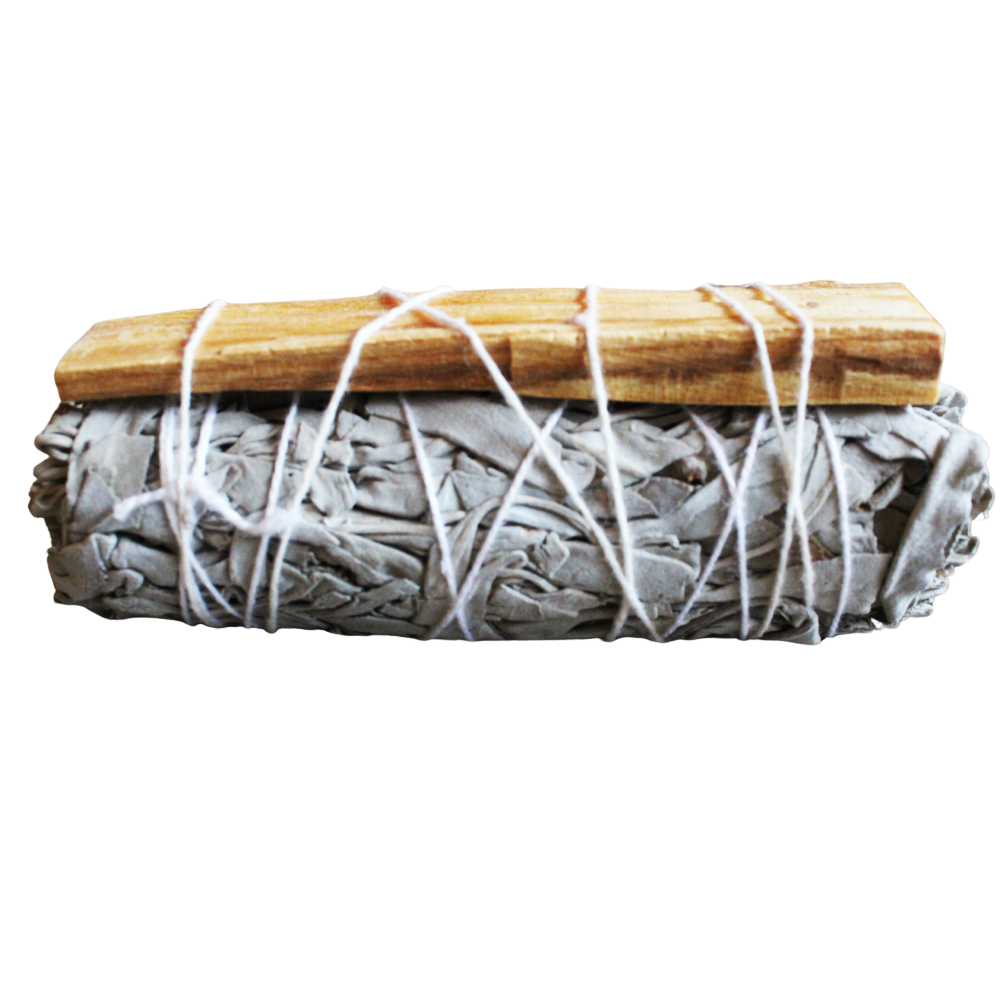 Salvia blanca con palo santo (10-12CM)