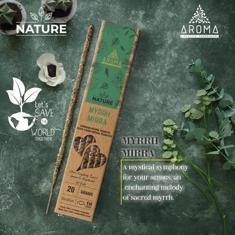 AROMA - Incienso Orgánico Nature Mirra