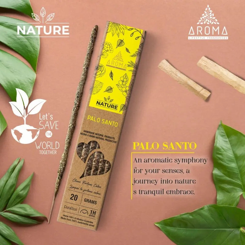 AROMA - Incienso Orgánico Nature palo santo